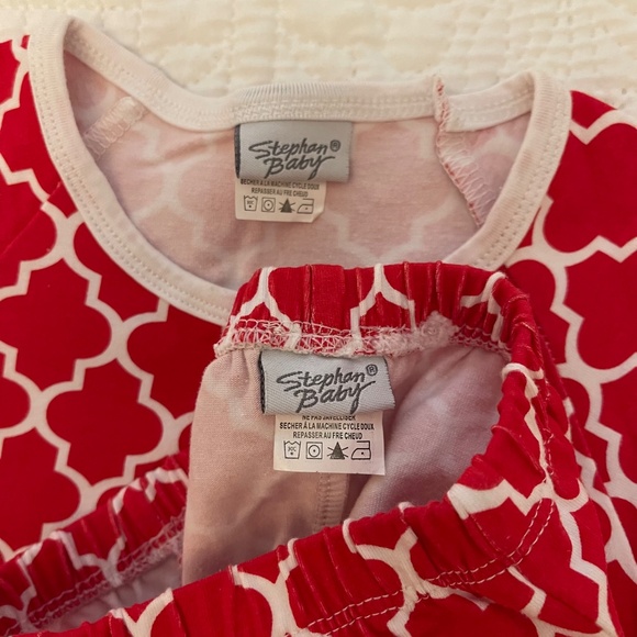 Stephan Baby  2 piece ruffled holiday outfit - Picture 4 of 10